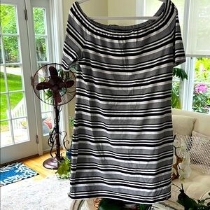 NWOT Tommy Hilfiger dark Blue and White Striped Dress